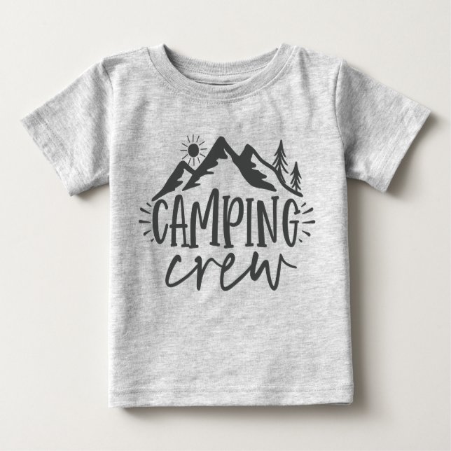 Camiseta Montanhas Forest Sunrise Crew (Frente)