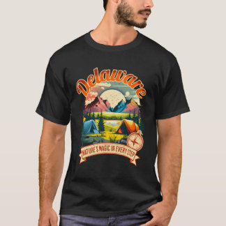 Camiseta Montanhas Hike Delaware Caminhando ao Exterior Ave