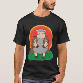 Camiseta Montanhas Hiker da Natureza do Passeio de Lamb