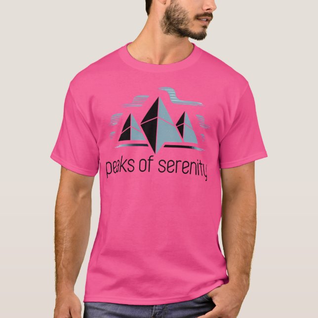 Camiseta Montanhas Minimalistas Ativas (Frente)