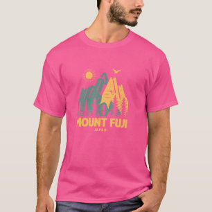 Camiseta Montanhas Monte Fuji Japão Caminhada Ao Ar Livre V