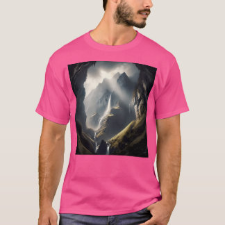 Camiseta Montanhas naturais poderosas ativas