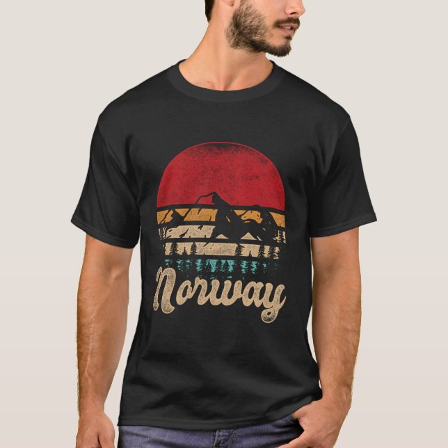 Camiseta Montanhas Noruega (Frente)