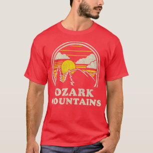 Camiseta Montanhas Ozark Arkansas AR Vintage Hiking Mounta