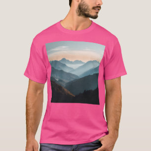 Camiseta Montanhas Paisagem Wall Art Ativa