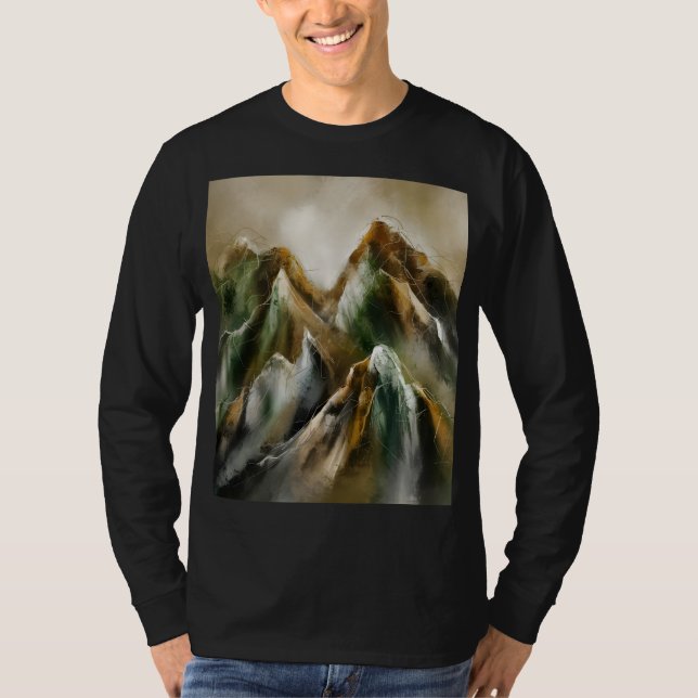 Camiseta Montanhas Pintadas (Frente)