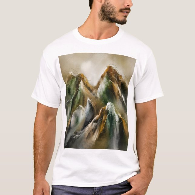 Camiseta Montanhas Pintadas (Frente)