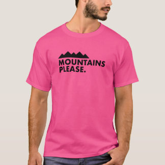 Camiseta Montanhas Por favor amigos
