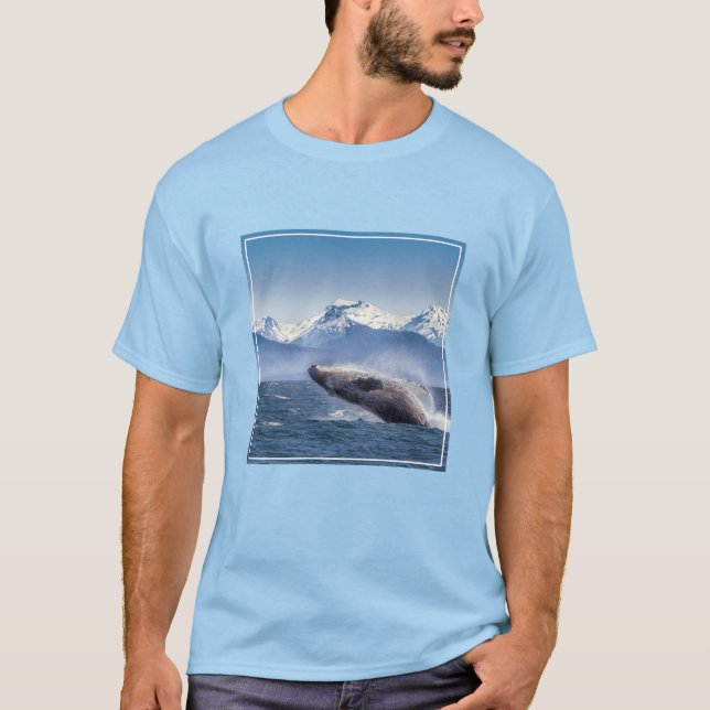 Camiseta Montanhas | Quebra da Baía de Glaciar de Baleia, A (Frente)