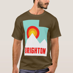 Camiseta Montanhas Retro Estadual de Brighton Utah