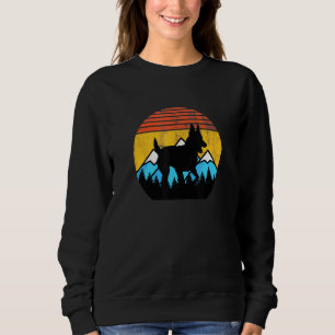 Camiseta Montanhas Retrosunset K9 Malinois holandeses Belga