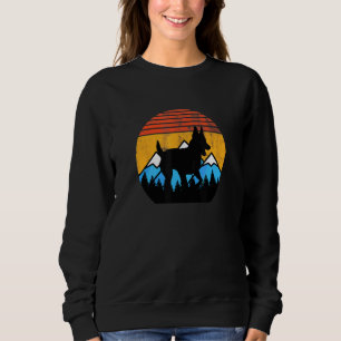 Camiseta Montanhas Retrosunset K9 Malinois holandeses Belga