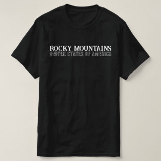 Camiseta Montanhas Rochosas - Estados Unidos da América