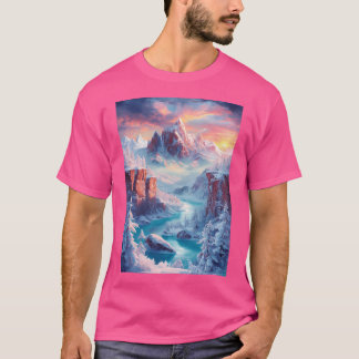 Camiseta Montanhas Rochosas Nevadas Ativas