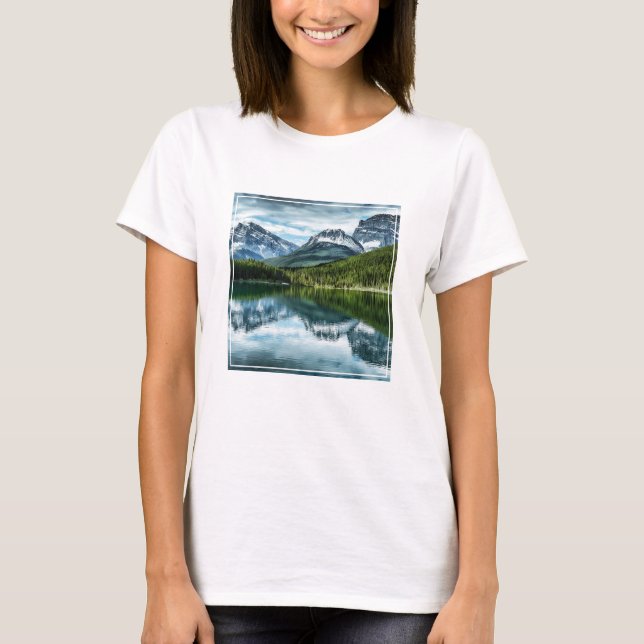 Camiseta Montanhas | Rockies canadenses, Alberta Canada (Frente)