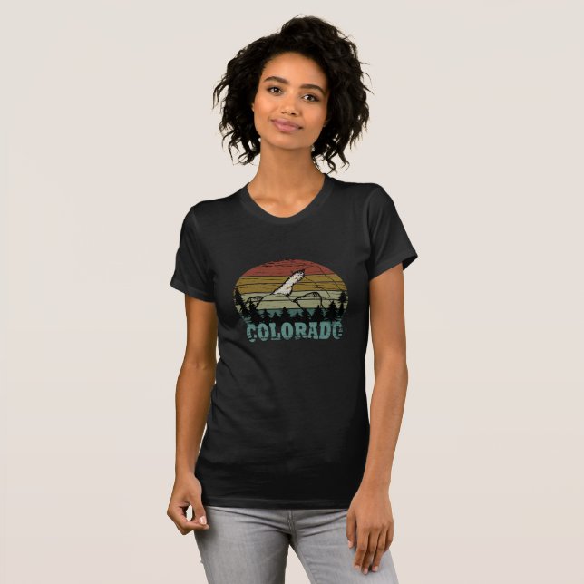 Camiseta Montanhas Rocky Colorado (Frente Completa)
