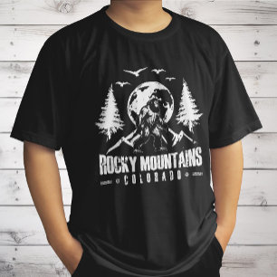 Camiseta Montanhas Rocky Colorado Bigfoot Vintage Hiking