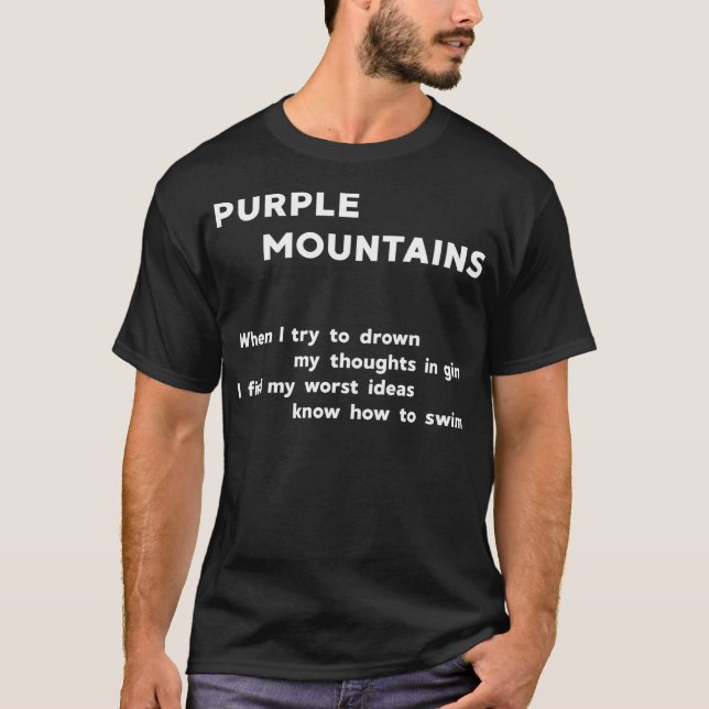 Camiseta Montanhas Roxas Inspiradas Ativas (Frente)