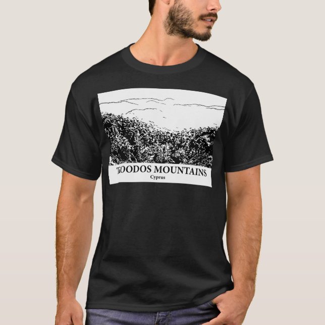 Camiseta Montanhas Troodos - Chipre Ativo (Frente)