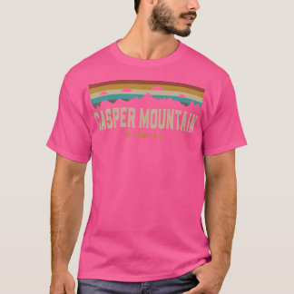 Camiseta Montanhas Vintage de Casper Mountain Wyoming, Cami