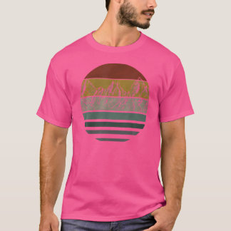 Camiseta Montanhas Vintage Subindo E Subindo Arte