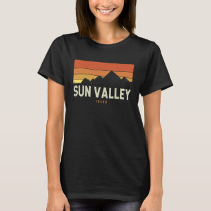 Camiseta Montanhas Vintage Sun Valley Idaho Caminhando por