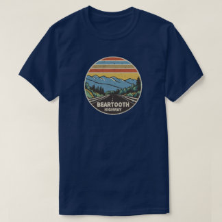 Camiseta Montanhas Wyoming da autoestrada Beartooth Montana