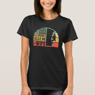 Camiseta Montanheira Escalada A Derrubar O Meu C Favorito