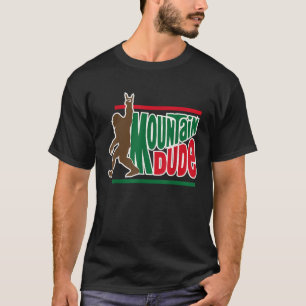 Camiseta montanhês engraçado pé grande Sasquatch Caminhando