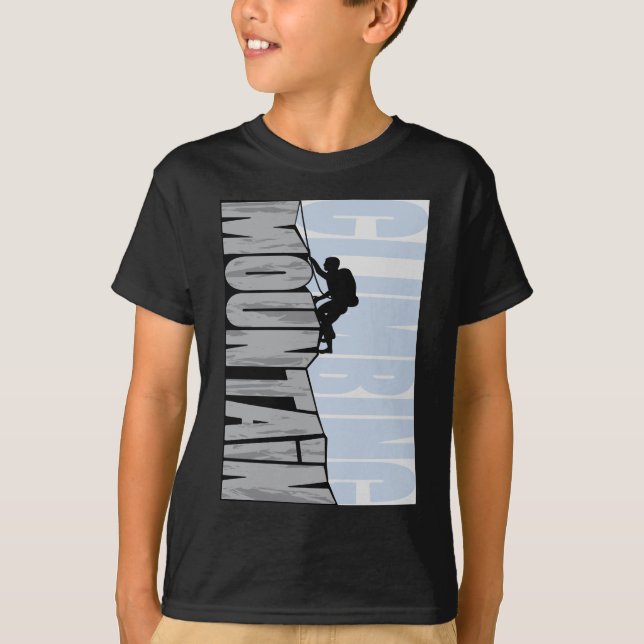 Camiseta Montanhista de montanha (Frente)
