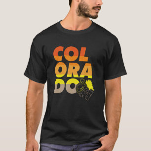 Camiseta Montanhistas de caminhada no interior do Colorado