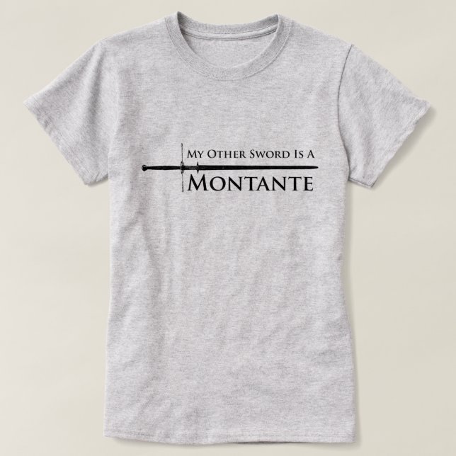 Camiseta Montante: A outra espada (Frente do Design)