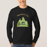 Montara Ca Montanhas subindo acampamento e saindo