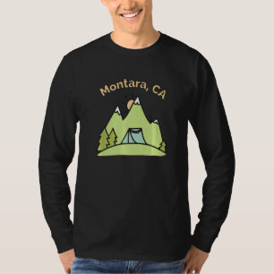 Camiseta Montara Ca Montanhas subindo acampamento e saindo