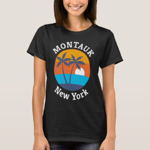 Camiseta Montauk Beach New York Summer Vacation Souvenir