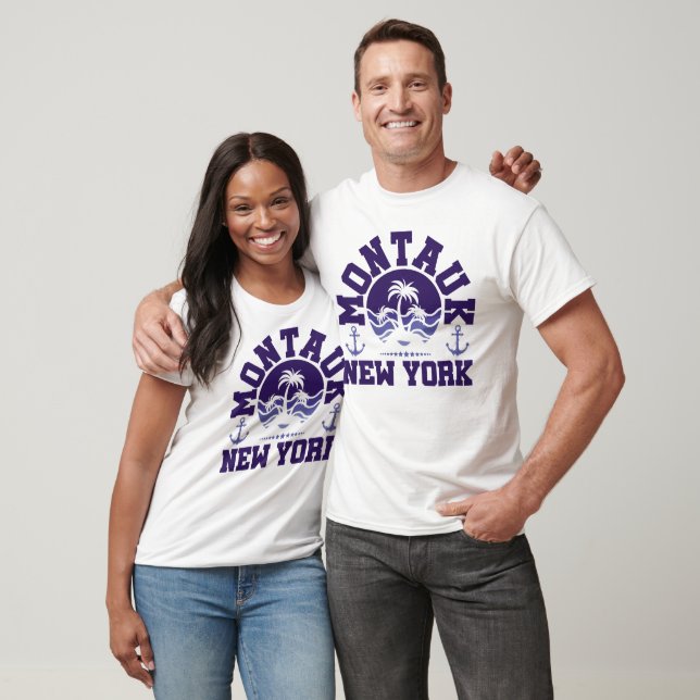 Camiseta Montauk, Nova Iorque (Unissex)