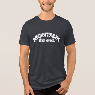Camiseta Montauk O Fim Long Island Nova York Ditch Plains