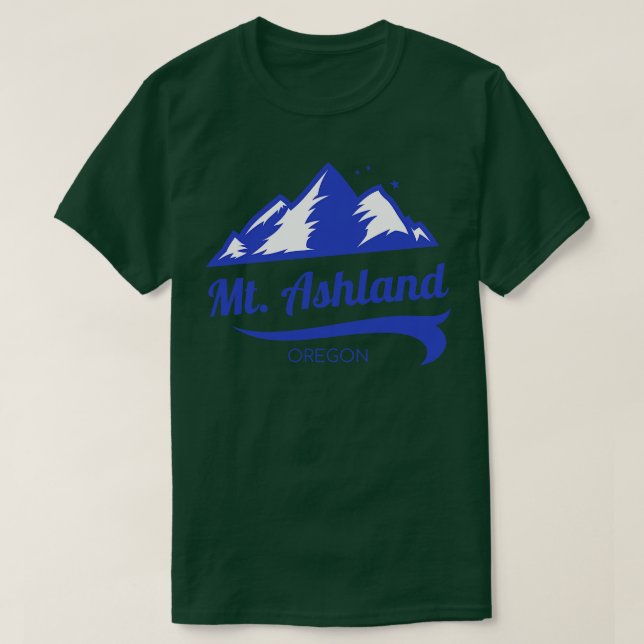 Camiseta Monte Ashland ski Oregon 1 (Frente do Design)
