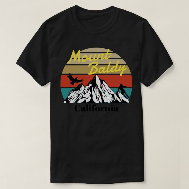 Camiseta Monte Baldy ski Califórnia (Frente do Design)