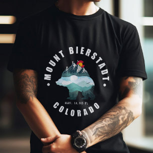 Camiseta Monte Bierstadt Colorado 14ers Fourteener Escalbin
