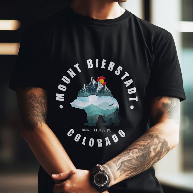 Camiseta Monte Bierstadt Colorado 14ers Fourteener Escalbin (Criador carregado)