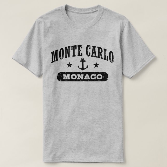 Camiseta Monte Carlo Mônaco (Frente do Design)