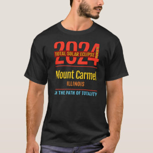 Camiseta Monte Carmel Illinois IL Total Eclipse Solar 2024