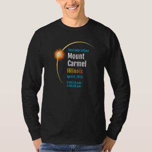 Camiseta Monte Carmelo Illinois Il Eclipse Solar Total 2024