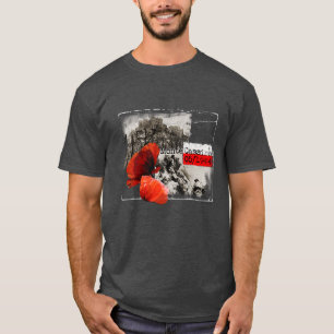 Camiseta Monte Cassino Battle WW2 Czerwone lêmure Poland