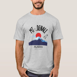 Camiseta Monte Denali Alaska - Urso de Montanha do Parque N