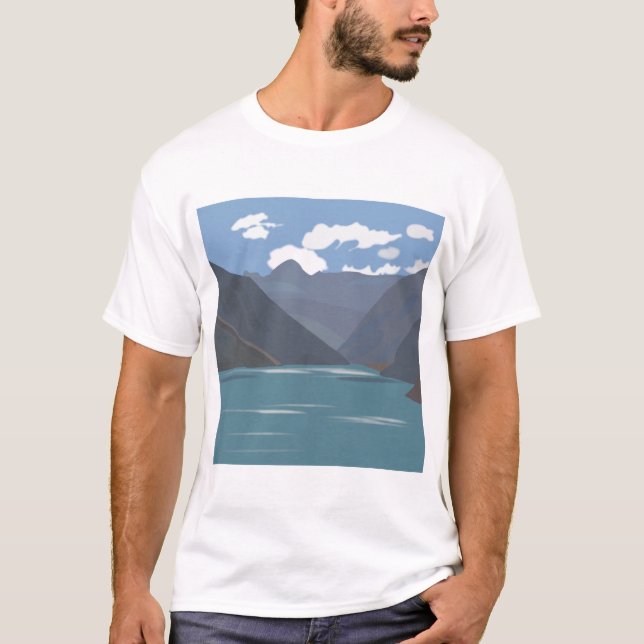 Camiseta Monte do Chile Lake Nature Viagem (Frente)