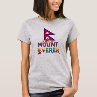 Camiseta Monte Everar como o Monte Everest