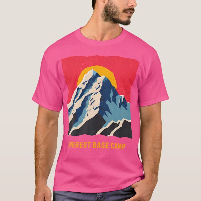Camiseta Monte Everest Base Camp Himalayas Mountain Hike Cl (Frente)