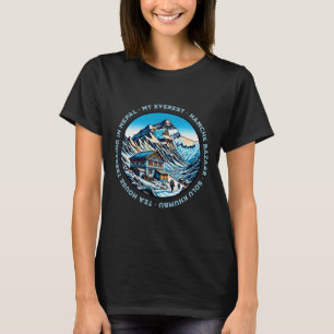 Camiseta Monte Everest Namche Bazaar Casa de Chá Trekking N